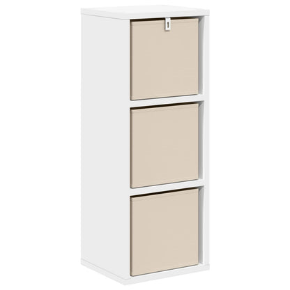 vidaXL Sideboard with Drawer White 25.5 x 22 x 69.5 cm
