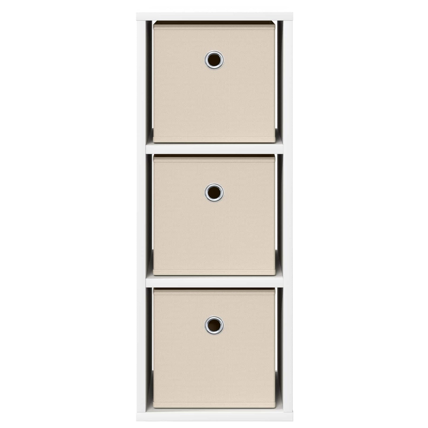 vidaXL Sideboard with Drawer White 25.5 x 22 x 69.5 cm