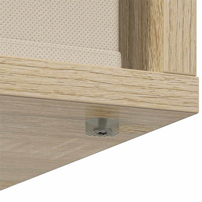 vidaXL Sideboard with Drawer Sonoma Oak 25.5 x 22 x 69.5 cm
