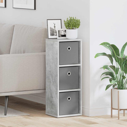 vidaXL Sideboard with Drawer Concrete Grey 25.5 x 22 x 69.5 cm
