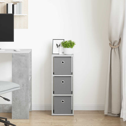 vidaXL Sideboard with Drawer Concrete Grey 25.5 x 22 x 69.5 cm