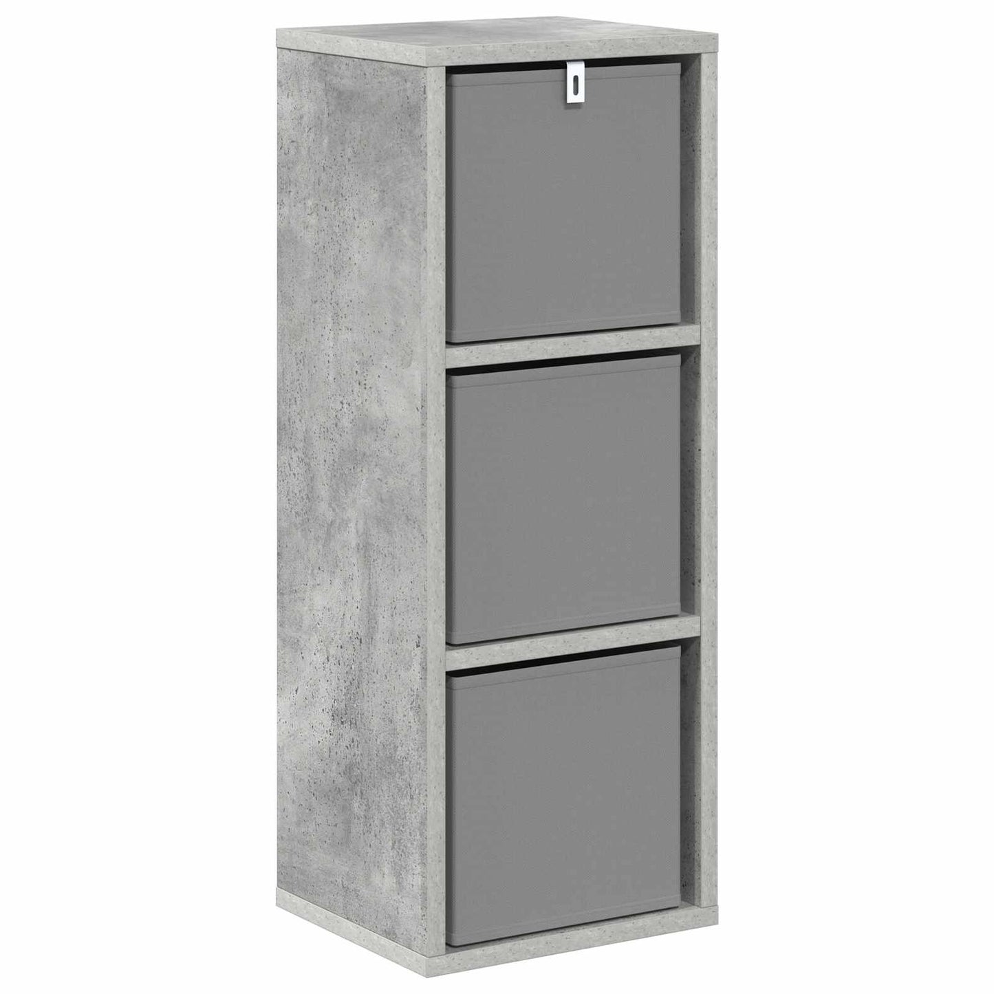 vidaXL Sideboard with Drawer Concrete Grey 25.5 x 22 x 69.5 cm