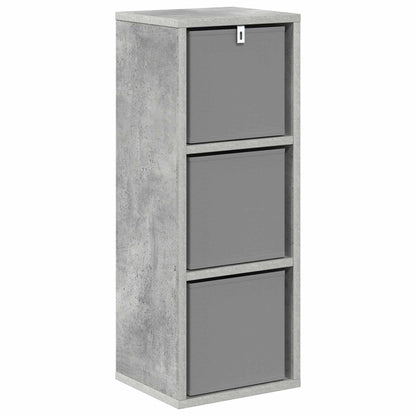 vidaXL Sideboard with Drawer Concrete Grey 25.5 x 22 x 69.5 cm