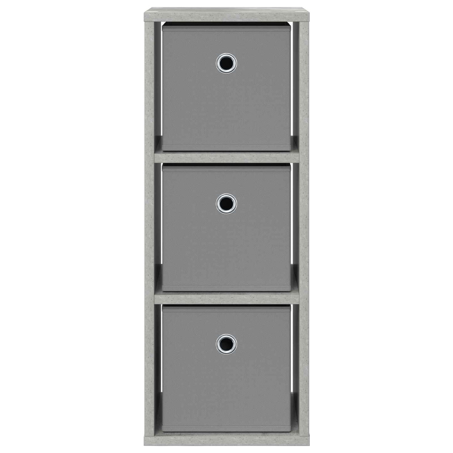 vidaXL Sideboard with Drawer Concrete Grey 25.5 x 22 x 69.5 cm