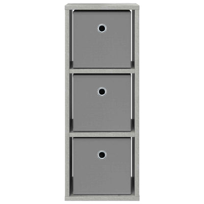 vidaXL Sideboard with Drawer Concrete Grey 25.5 x 22 x 69.5 cm