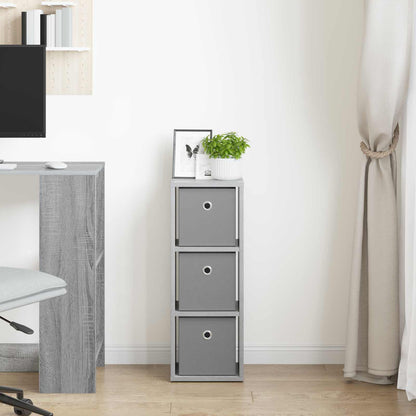 vidaXL Sideboard with Drawer Grey Sonoma 25.5 x 22 x 69.5 cm