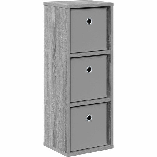 vidaXL Sideboard with Drawer Grey Sonoma 25.5 x 22 x 69.5 cm