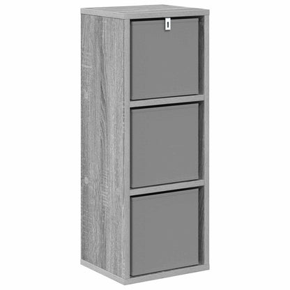 vidaXL Sideboard with Drawer Grey Sonoma 25.5 x 22 x 69.5 cm