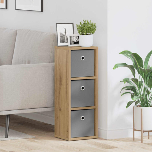 vidaXL Sideboard with Drawer Artisan Oak 25.5 x 22 x 69.5 cm