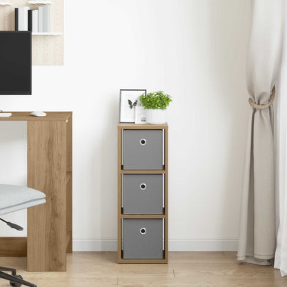 vidaXL Sideboard with Drawer Artisan Oak 25.5 x 22 x 69.5 cm