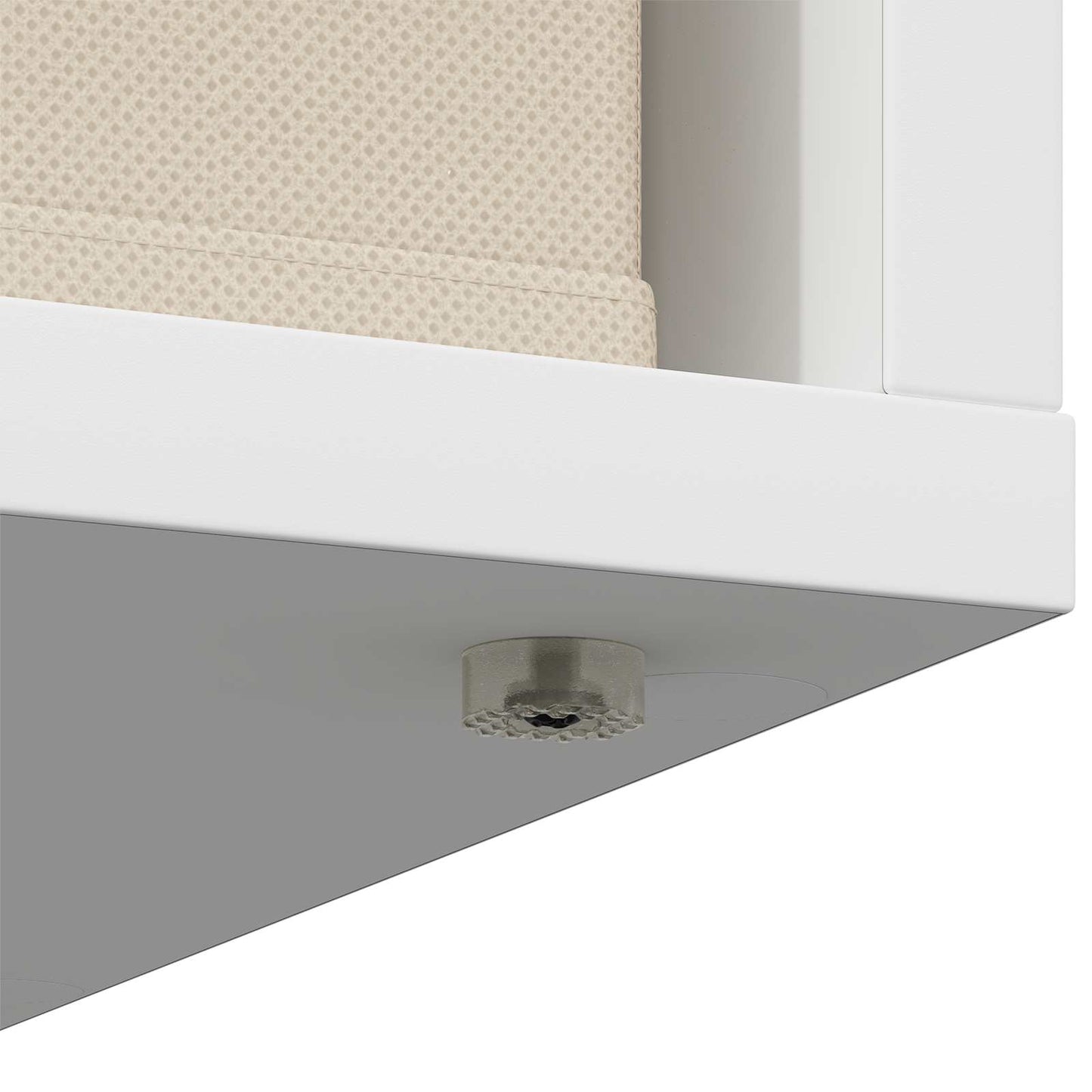 vidaXL Sideboard with Drawer White 30.5 x 27 x 84.5 cm