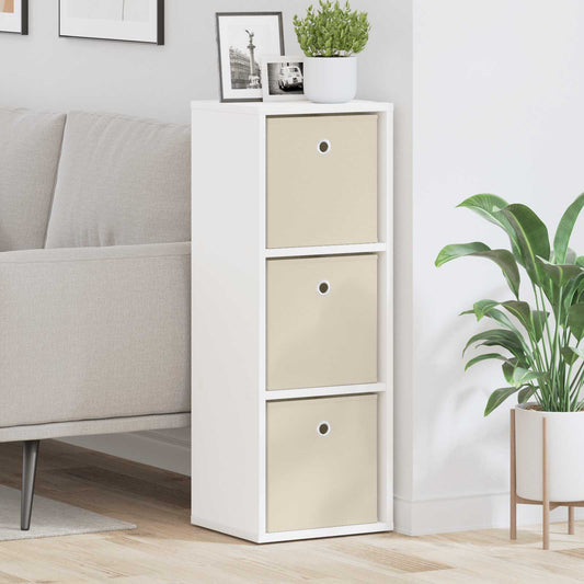 vidaXL Sideboard with Drawer White 30.5 x 27 x 84.5 cm