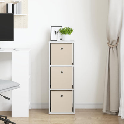 vidaXL Sideboard with Drawer White 30.5 x 27 x 84.5 cm