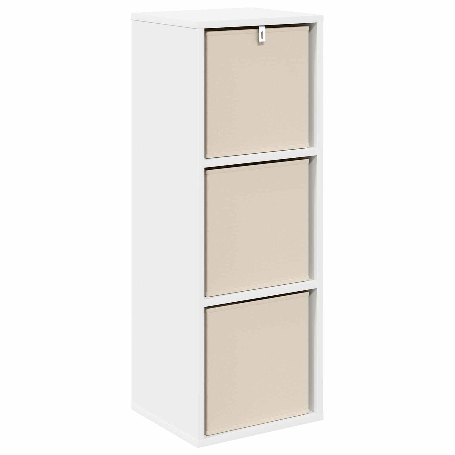 vidaXL Sideboard with Drawer White 30.5 x 27 x 84.5 cm