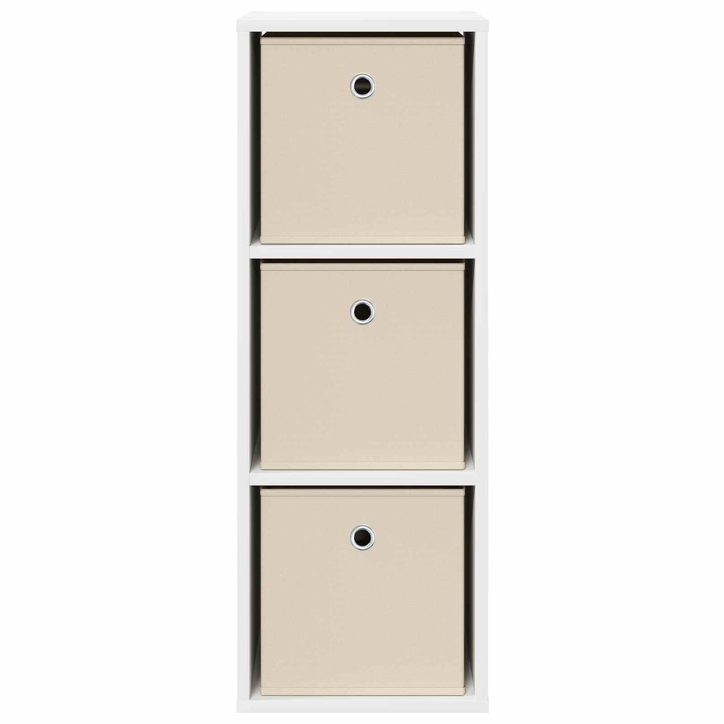 vidaXL Sideboard with Drawer White 30.5 x 27 x 84.5 cm