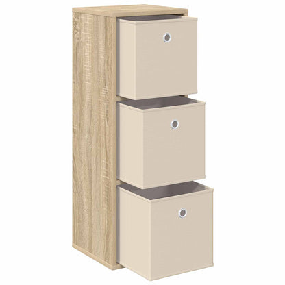 vidaXL Sideboard with Drawer Sonoma Oak 30.5 x 27 x 84.5 cm