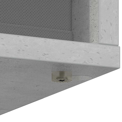vidaXL Sideboard with Drawer Concrete Grey 30.5 x 27 x 84.5 cm