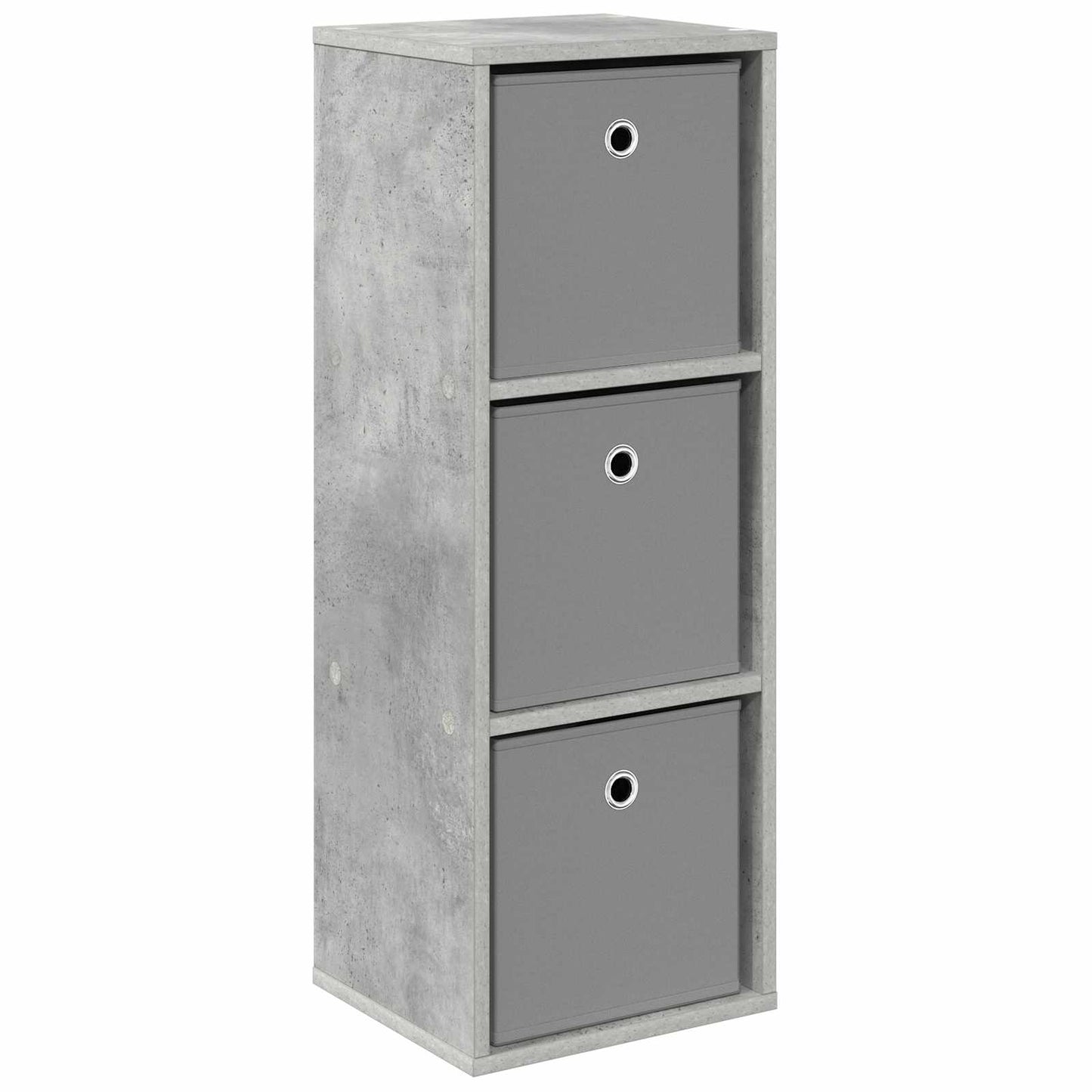 vidaXL Sideboard with Drawer Concrete Grey 30.5 x 27 x 84.5 cm