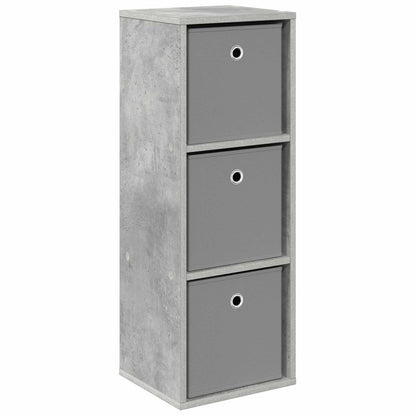 vidaXL Sideboard with Drawer Concrete Grey 30.5 x 27 x 84.5 cm