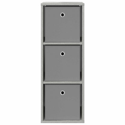 vidaXL Sideboard with Drawer Concrete Grey 30.5 x 27 x 84.5 cm