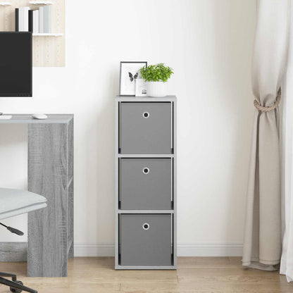 vidaXL Sideboard with Drawer Grey Sonoma 30.5 x 27 x 84.5 cm