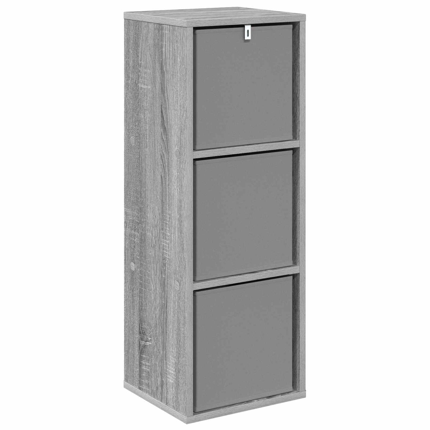 vidaXL Sideboard with Drawer Grey Sonoma 30.5 x 27 x 84.5 cm