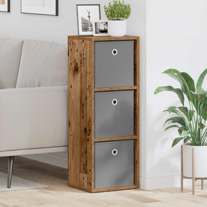 vidaXL Sideboard with Drawer Old Wood 30.5 x 27 x 84.5 cm