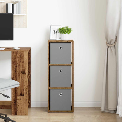 vidaXL Sideboard with Drawer Old Wood 30.5 x 27 x 84.5 cm