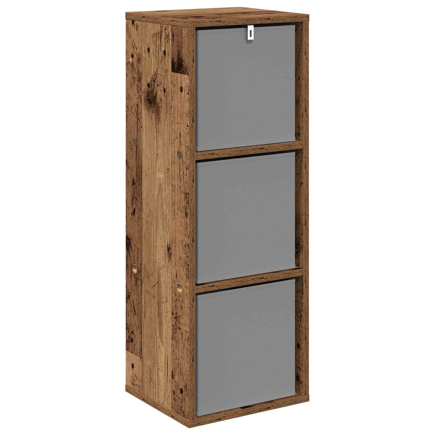 vidaXL Sideboard with Drawer Old Wood 30.5 x 27 x 84.5 cm