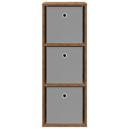 vidaXL Sideboard with Drawer Old Wood 30.5 x 27 x 84.5 cm