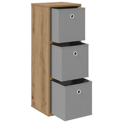 vidaXL Sideboard with Drawer Artisan Oak 30.5 x 27 x 84.5 cm