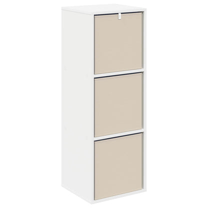 vidaXL Sideboard with Drawer White 35 x 32 x 99.5 cm