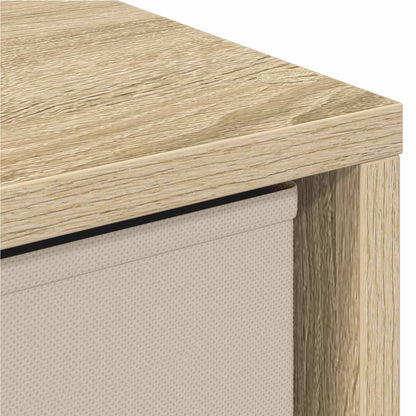 vidaXL Sideboard with Drawer Sonoma Oak 35 x 32 x 99.5 cm