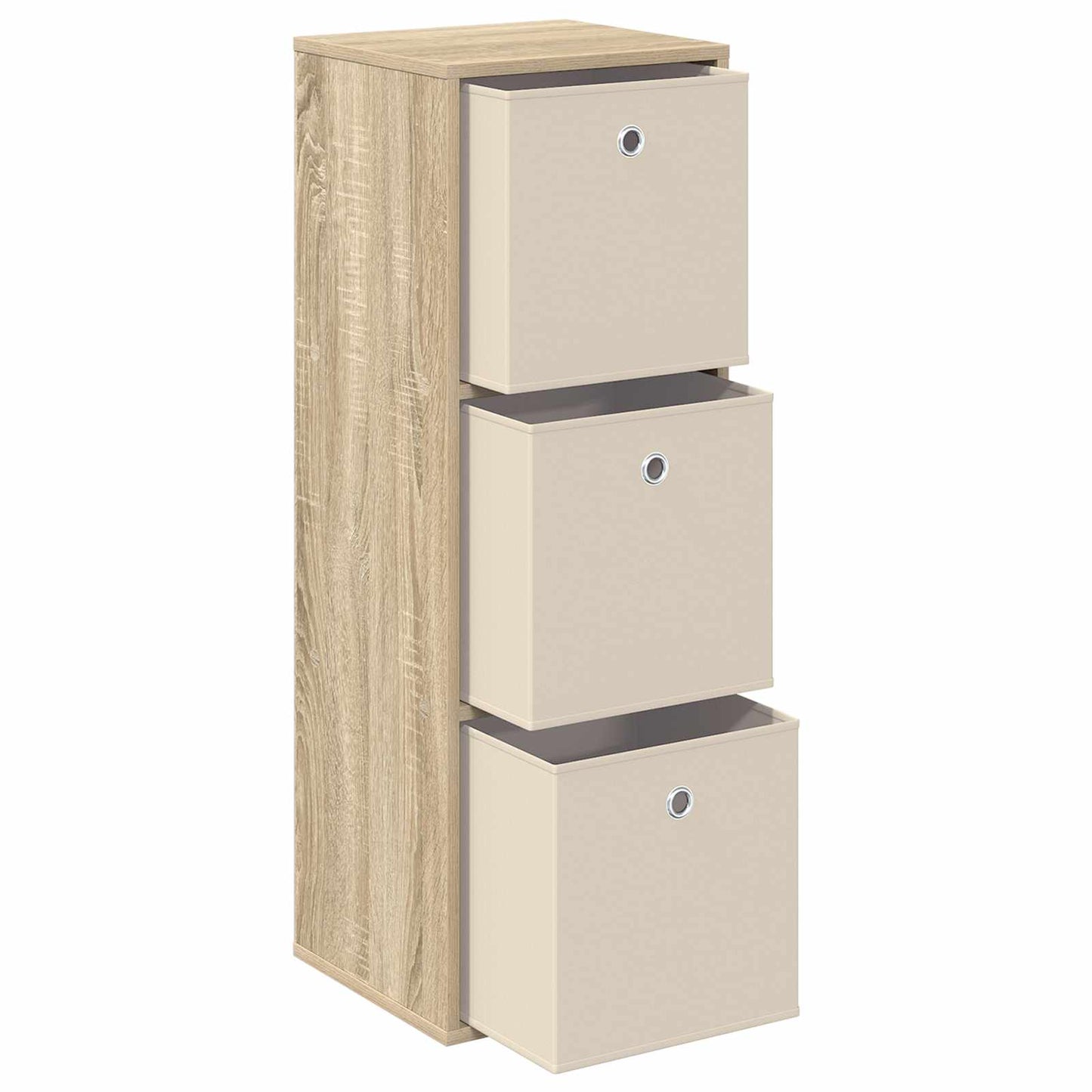 vidaXL Sideboard with Drawer Sonoma Oak 35 x 32 x 99.5 cm