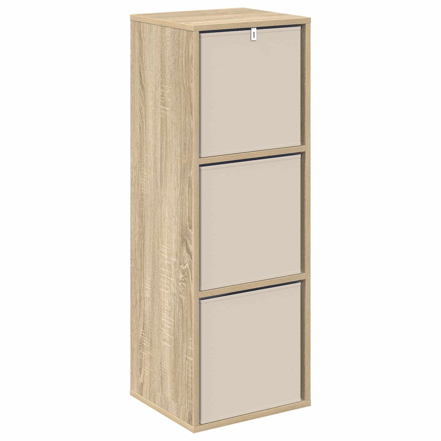 vidaXL Sideboard with Drawer Sonoma Oak 35 x 32 x 99.5 cm