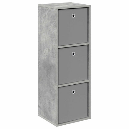 vidaXL Sideboard with Drawer Concrete Grey 35 x 32 x 99.5 cm