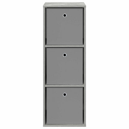 vidaXL Sideboard with Drawer Concrete Grey 35 x 32 x 99.5 cm