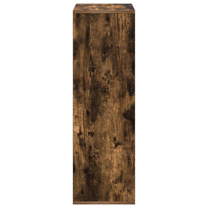 vidaXL Sideboard with Drawer Smoked Oak 35 x 32 x 99.5 cm