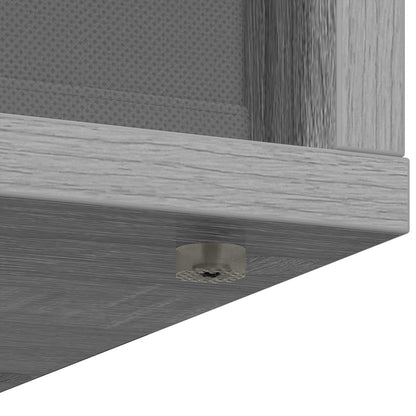 vidaXL Sideboard with Drawer Grey Sonoma 35 x 32 x 99.5 cm