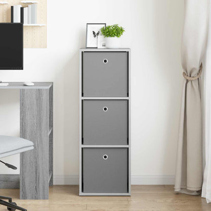 vidaXL Sideboard with Drawer Grey Sonoma 35 x 32 x 99.5 cm