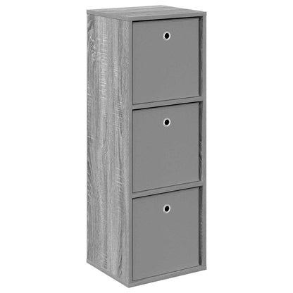 vidaXL Sideboard with Drawer Grey Sonoma 35 x 32 x 99.5 cm