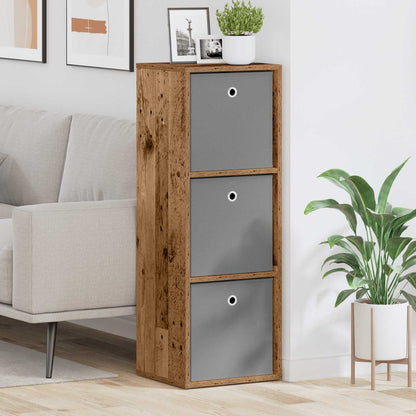 vidaXL Sideboard with Drawer Old Wood 35 x 32 x 99.5 cm