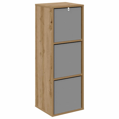 vidaXL Sideboard with Drawer Artisan Oak 35 x 32 x 99.5 cm