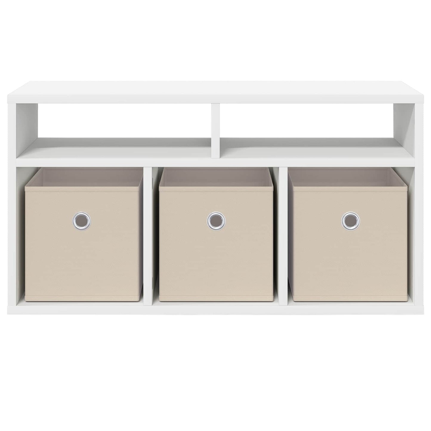 vidaXL Lowboard with Drawer White 72 x 22.5 x 38 cm