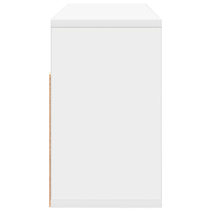 vidaXL Lowboard with Drawer White 72 x 22.5 x 38 cm