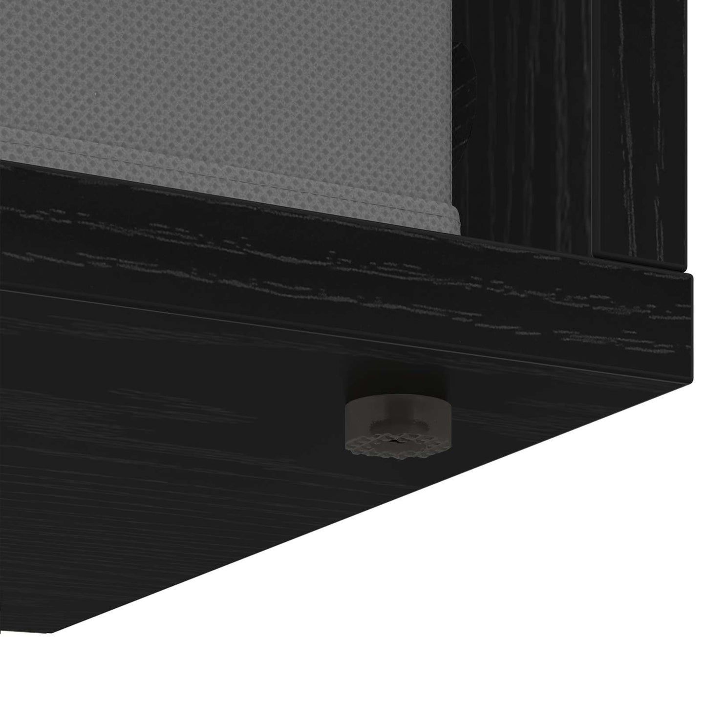 vidaXL Lowboard with Drawer Black Oak 72 x 22.5 x 38 cm