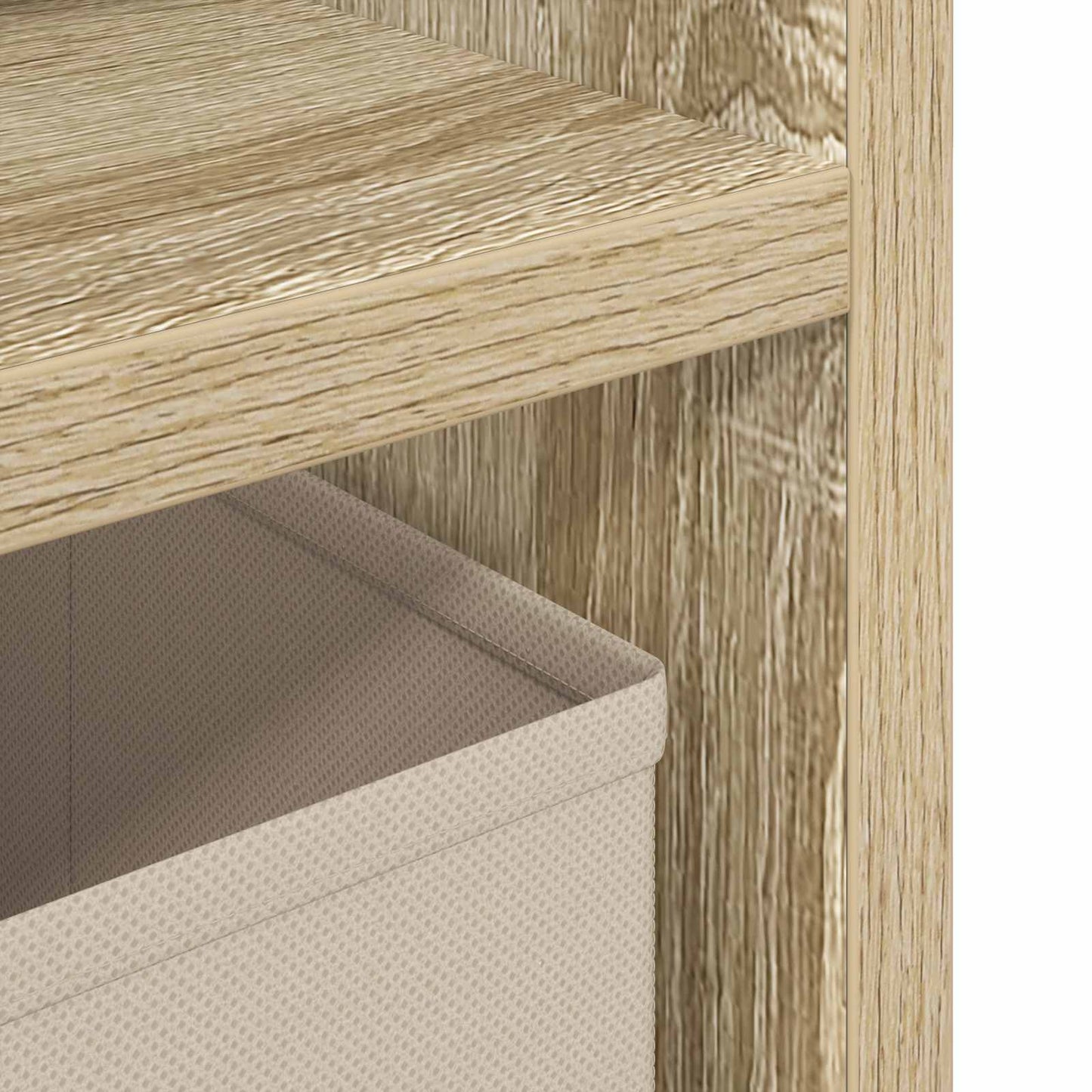 vidaXL Lowboard with Drawer Sonoma Oak 72 x 22.5 x 38 cm