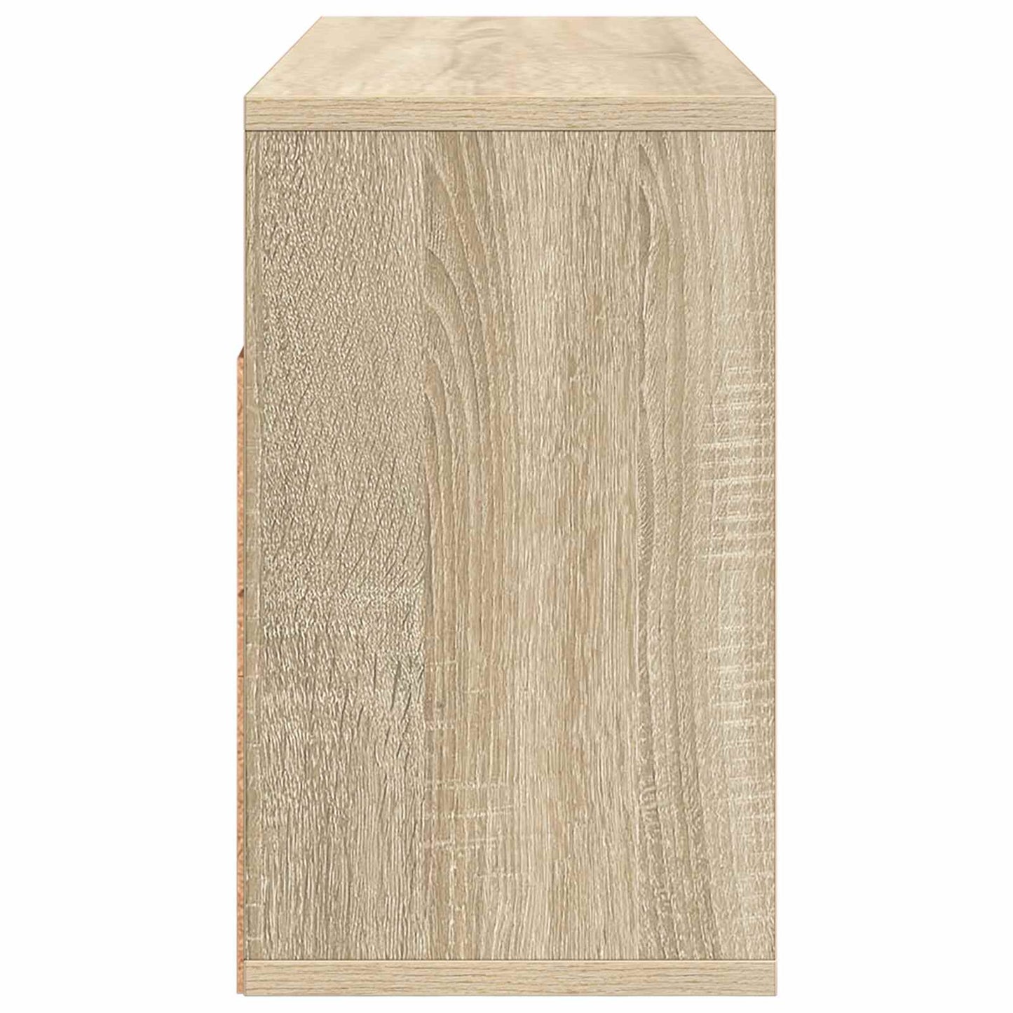 vidaXL Lowboard with Drawer Sonoma Oak 72 x 22.5 x 38 cm