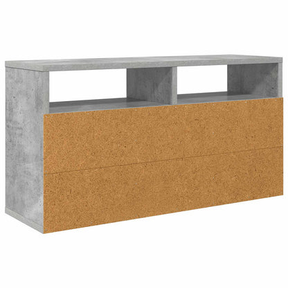 vidaXL Lowboard with Drawer Concrete Grey 72 x 22.5 x 38 cm