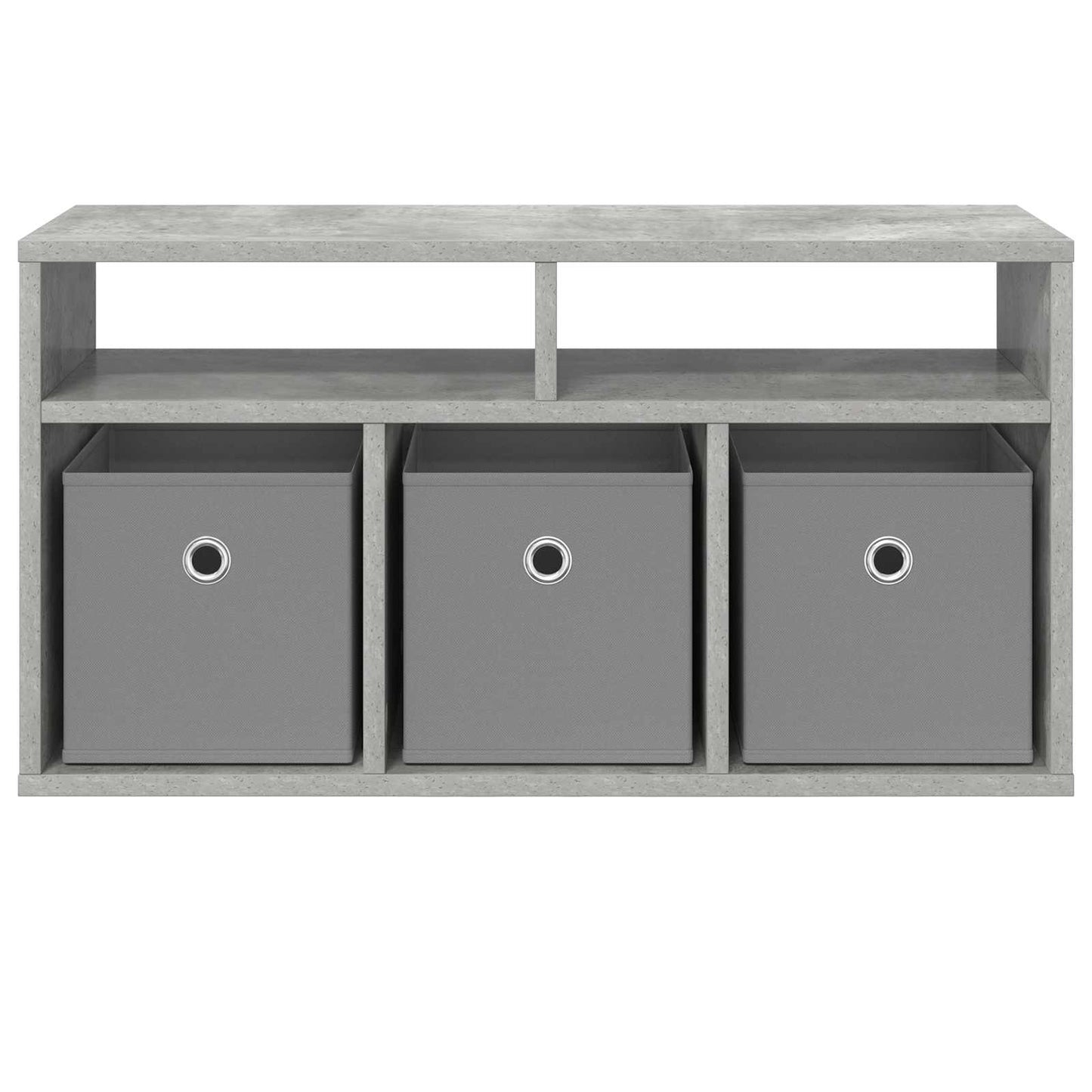 vidaXL Lowboard with Drawer Concrete Grey 72 x 22.5 x 38 cm